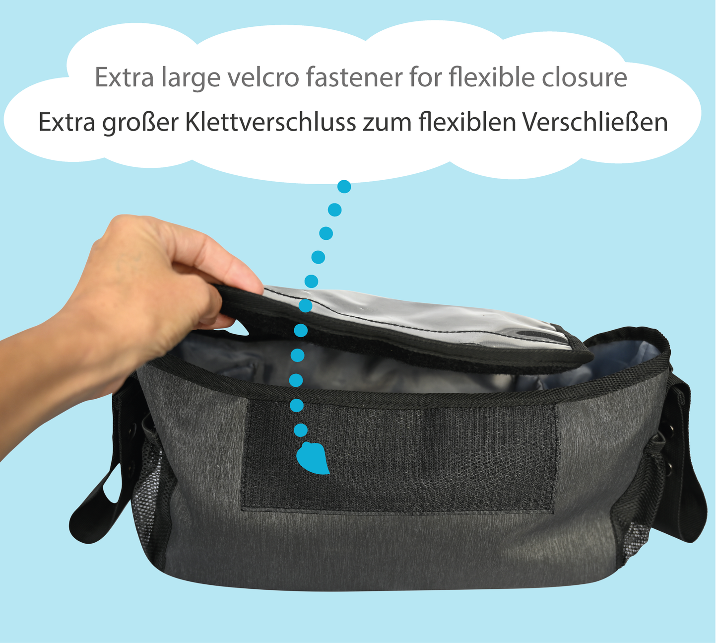 Baby Kinderwagentasche mit Smartphone Tasche