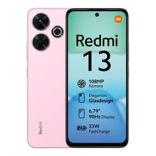 Chytrý telefon Xiaomi Redmi 13 8 GB / 256 GB 4G (LTE) růžový (MZB0H5LEU)