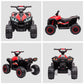 12V Ride-On Quad Bike w/ Music, Horn, for Ages 3-5 Years - Red | HOMCOM