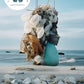 Green iPhone Lightning cable · 2 meter · Made of recycled fishing nets