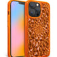 Neon Orange Kaleidoscope iPhone Case