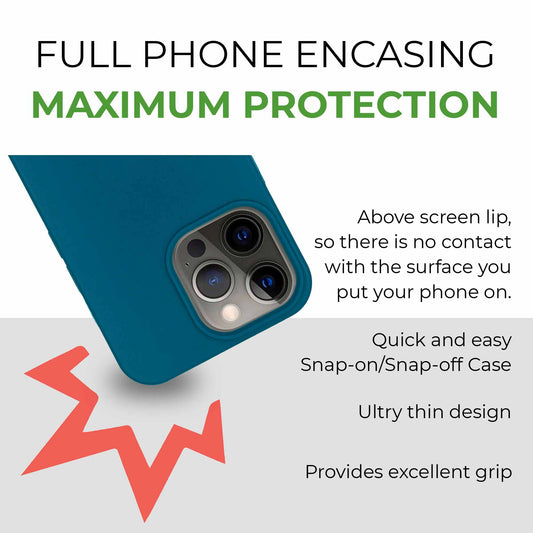 Biodegradable Phone Case - Deep Sea Blue
