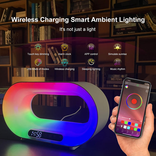 Smart LED Night Light with Wireless Charger