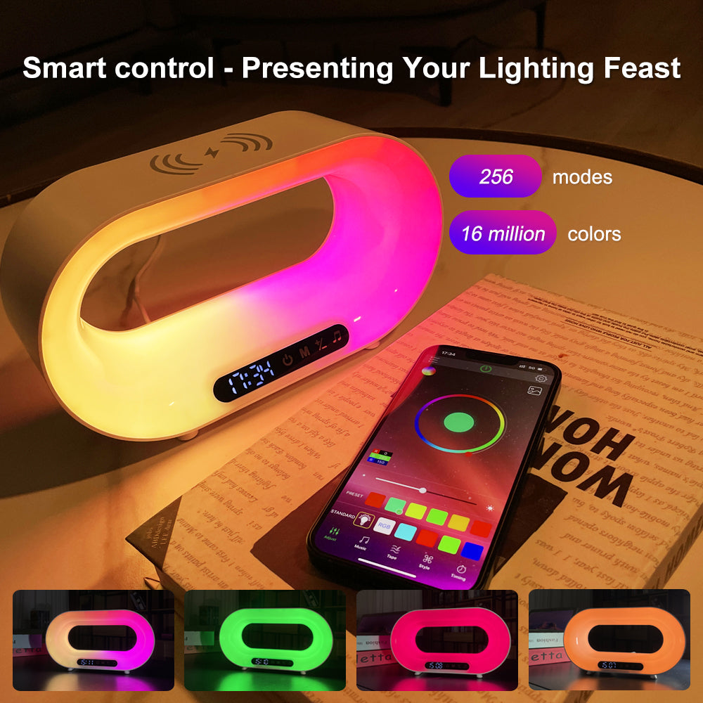 Smart LED Night Light with Wireless Charger