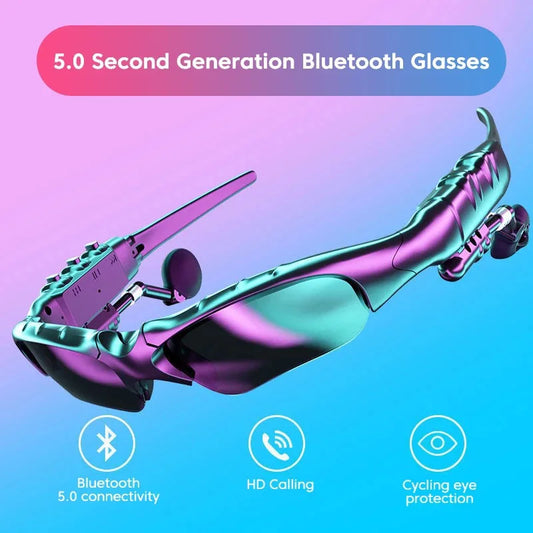 Sport Riding Sunglasses with Stereo Headset (Bluetooth 5.0)