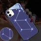 Temepoint Silicone Luminous Glass iPhone Case