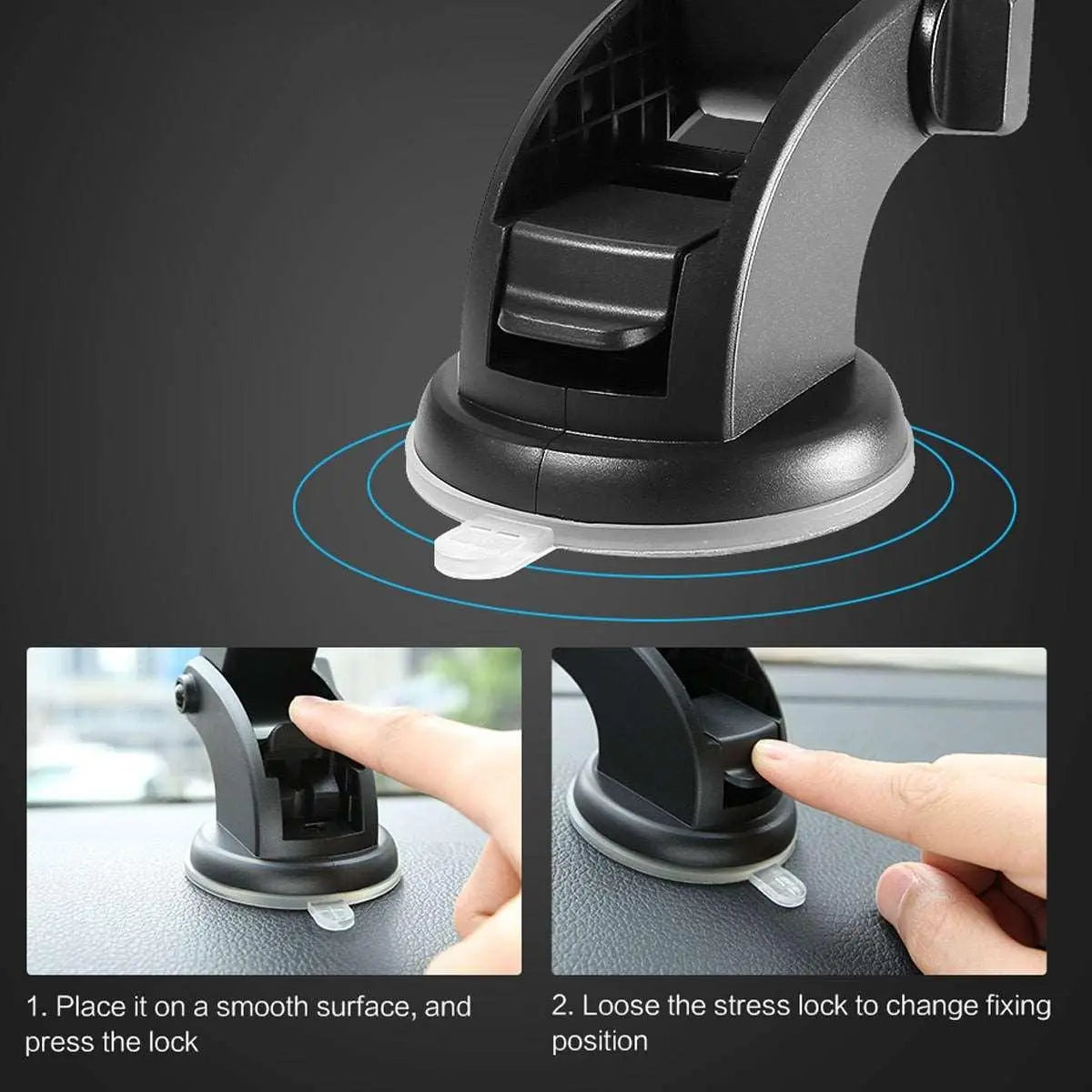 Ultimate 360-Degree Adjustable Car Phone Mount