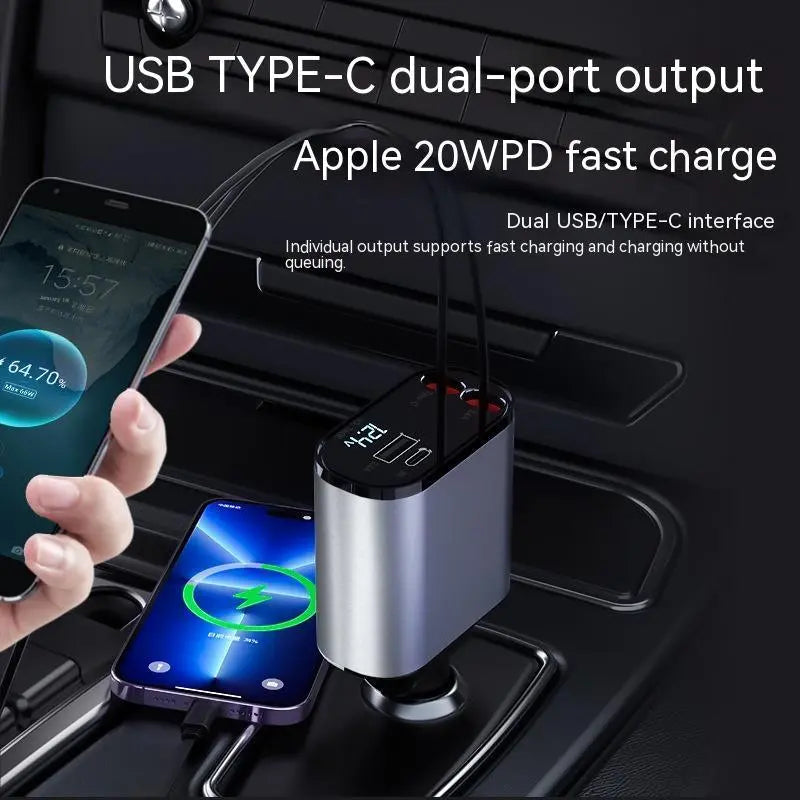 Ultra-Fast Car Charger: Power Up Your Devices on the Go!