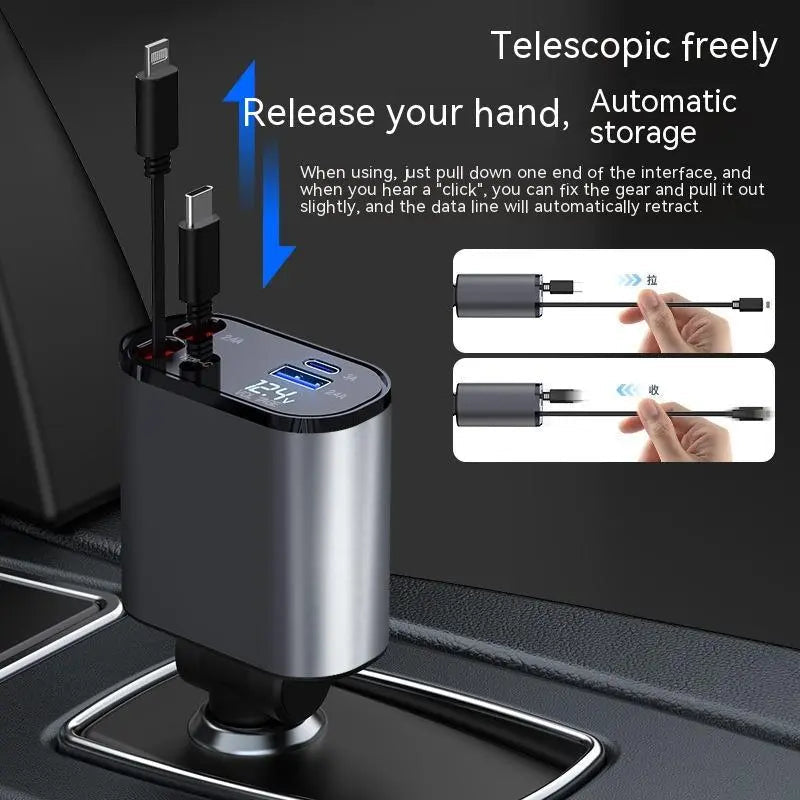 Ultra-Fast Car Charger: Power Up Your Devices on the Go!