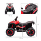 12V Ride-On Quad Bike w/ Music, Horn, for Ages 3-5 Years - Red | HOMCOM