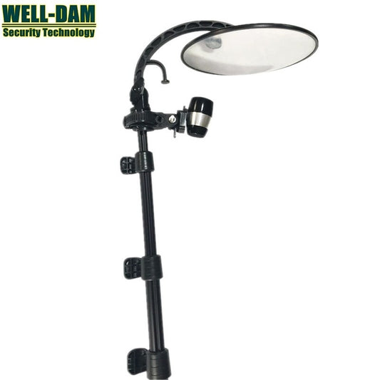 WD-MI led lighted telescopic mirror under vehicle inspection