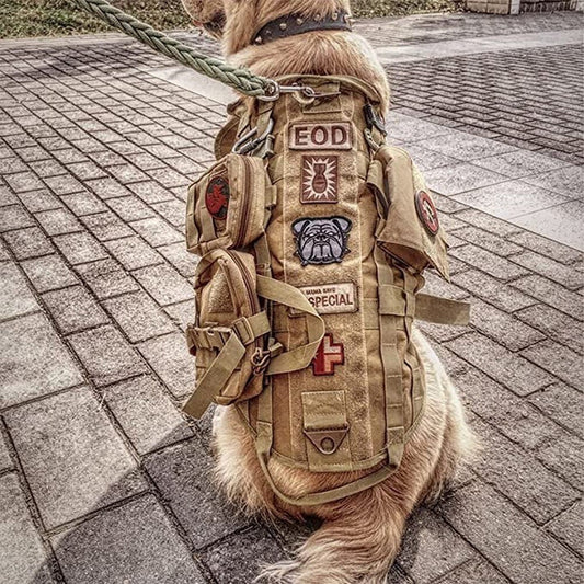 Tactical Dog Backpack Harness