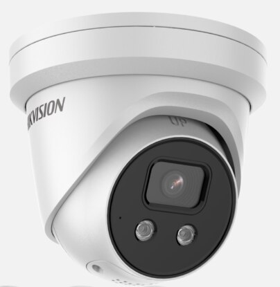 Hikvision 4MP POE IP Camera H.265+ Active Strobe Light and Audio Alarm Warning