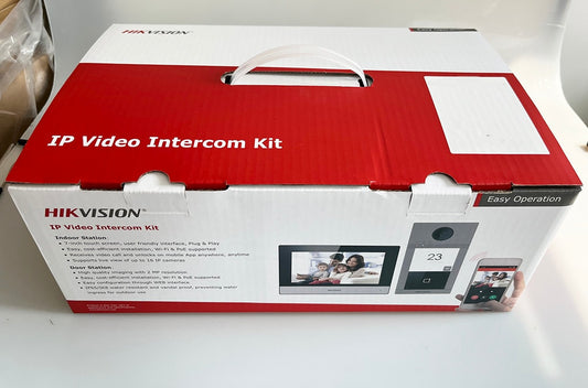 Hikvision Wifi IP Video Intercom Kit 7 Inch Color Screen