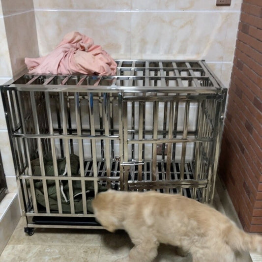 Heavy Duty Stainless Steel Dog Kennel Crate