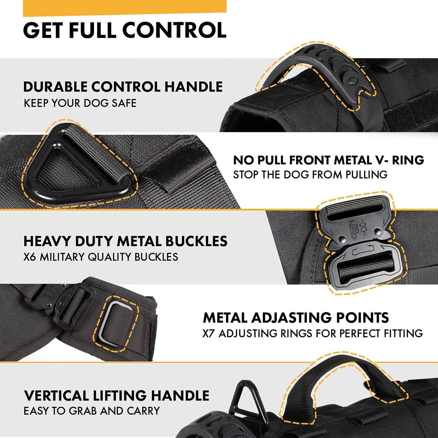Tactical Dog Harness