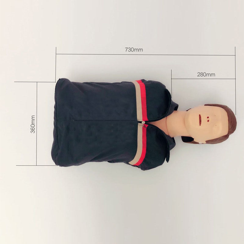 70x22x34cm Bust CPR Training Manikin Professional Nursing Training ATT