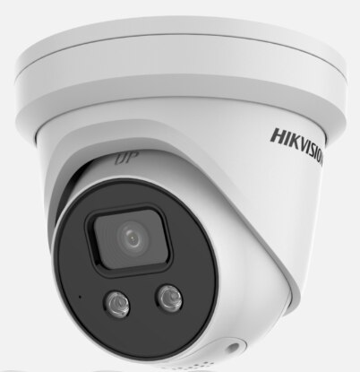 Hikvision 4MP POE IP Camera H.265+ Active Strobe Light and Audio Alarm Warning