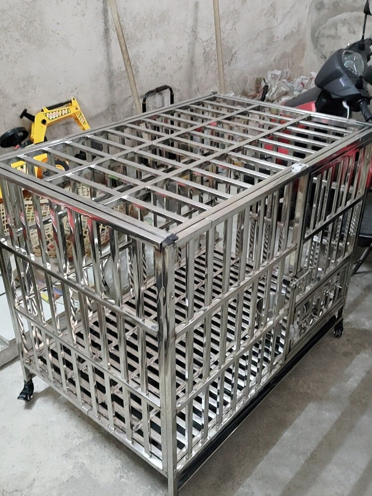 Heavy Duty Stainless Steel Dog Kennel Crate