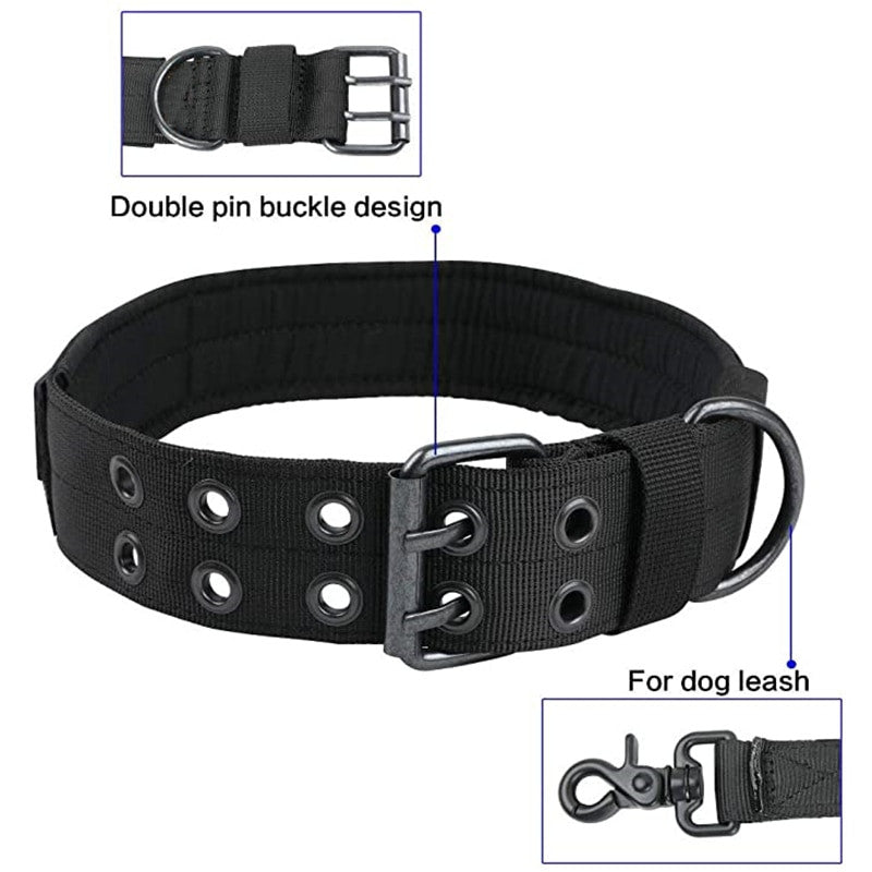 Durable Tactical Dog Collar Leash Sets