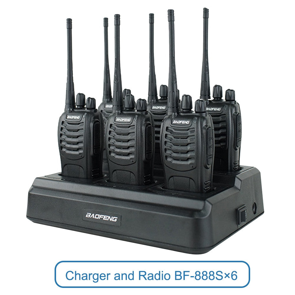 Baofeng 888S Charger Multi Battery Six Way 5V 4A Fast Charger