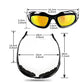 Desert 4 Lenses Tactical Glasses