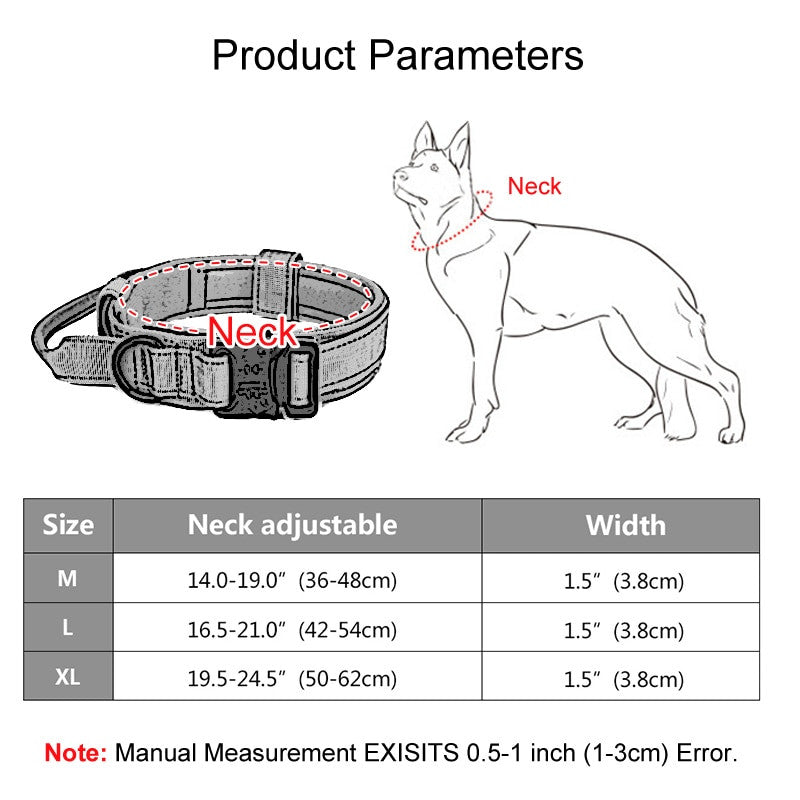 Tactical Dog Collar Set