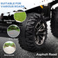 HOMCOM 12V Quad Bike ATV with LED Lights, Music, Backrest, Forward, Backward in Yellow
