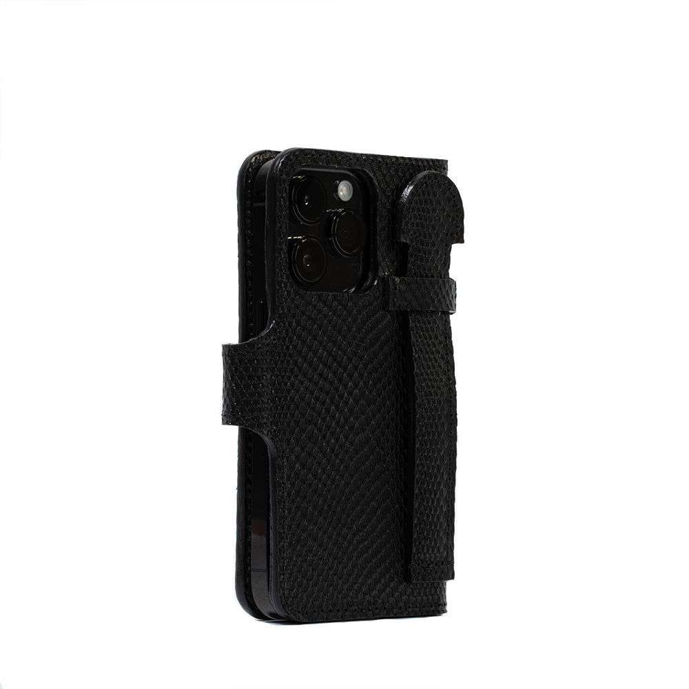 iPhone 15 series Leather MagSafe Folio Case Wallet with Grip