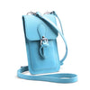 Handmade Leather Mobile Phone Pouch Plus - Pastel Baby Blue