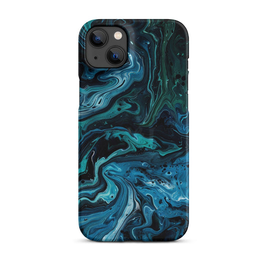 Abstract Blue Phone case for iPhone