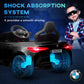 12V BMW M4 Licensed Kids Car with Easy Transport, Remote Control, Suspension, Music, Horn, LED Lights - Black by AIYAPLAY