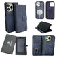 Vegas Premium Leather iPhone 15 Pro Max Wallet Case with MagSafe | Detachable RFID Blocking Luxury Wallet