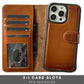 Vegas Premium Leather iPhone 15 Pro Max Wallet Case with MagSafe | Detachable RFID Blocking Luxury Wallet