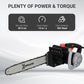 1600W Electric Chainsaw with Double Brake, Tool-Free Chain Tensioning, 40cm Guide Bar & Chain Power Saw to Cut Wood | DURHAND